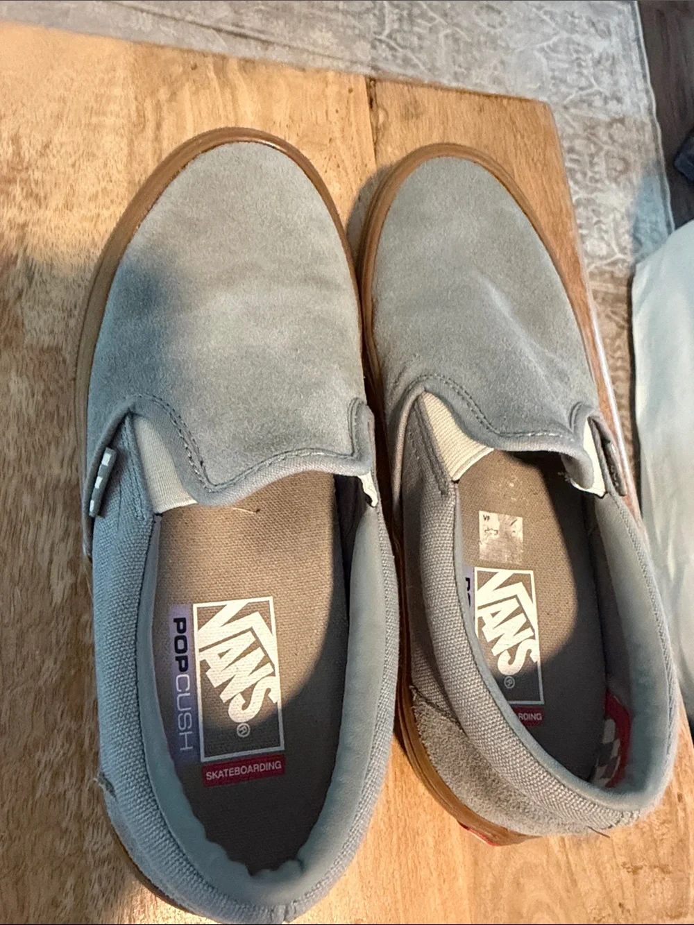 Vans suede slip